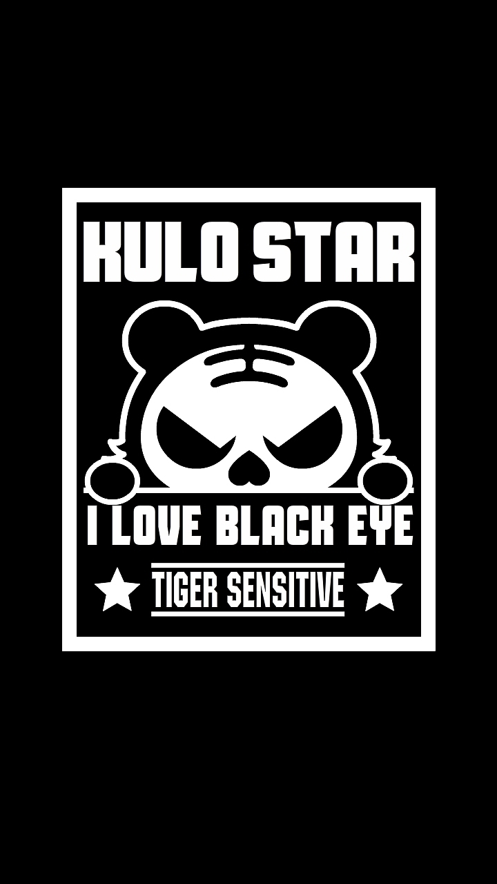 HI BLACK EYE (KULO STAR)十二生肖之寅虎纯黑手机壁纸（图ZMjYyNDMyODg4） - 商业插画 - 站酷设计师Z42750135原创素材 - 站酷ZCOOL