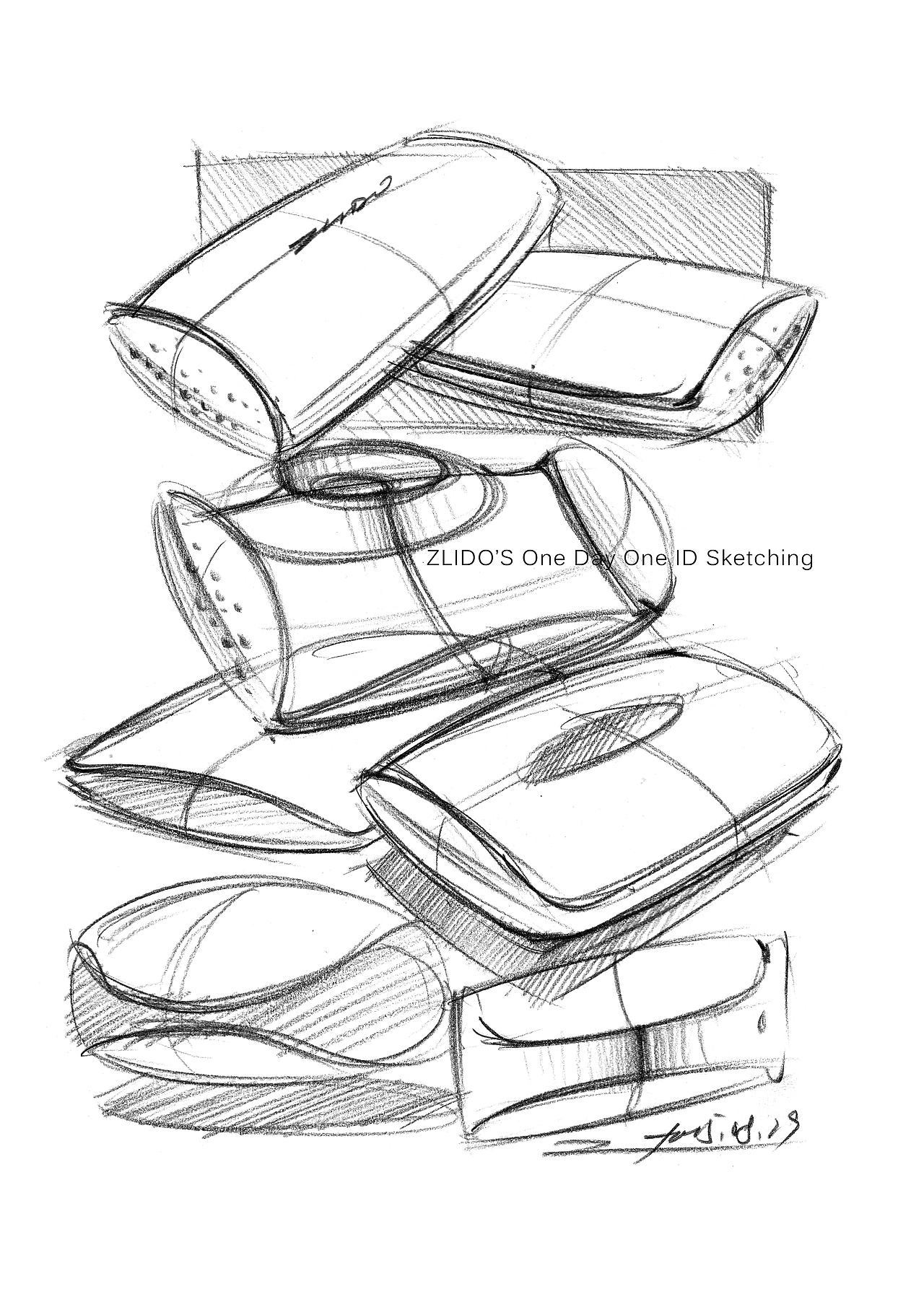 2015产品设计手绘8月 一日一画