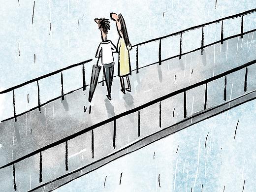 漫画：雨一直下 心情很复杂