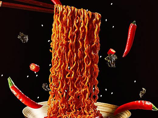 食品：火鸡面（超辣拌面）方便面-视频