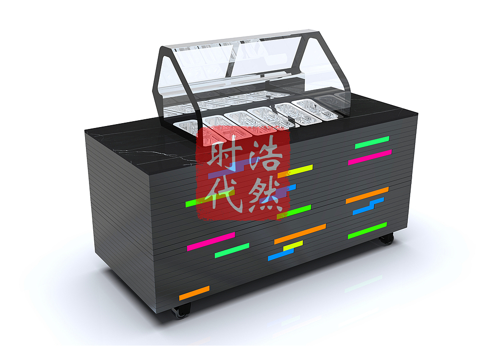 宴会厅餐厅折叠布菲台自助餐台效果图及图片