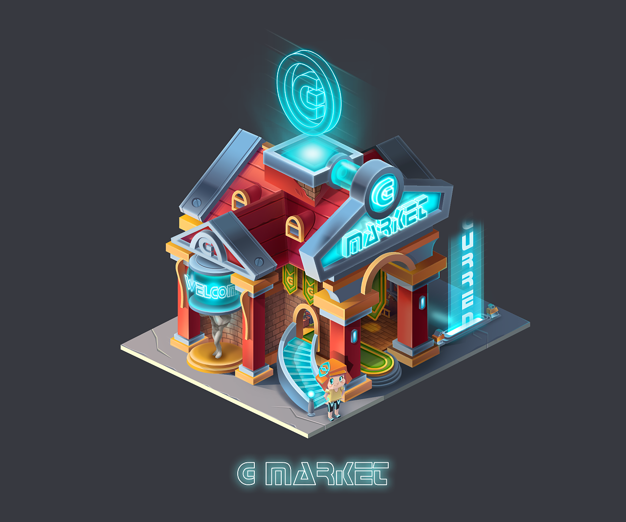 游戏g币市场建筑