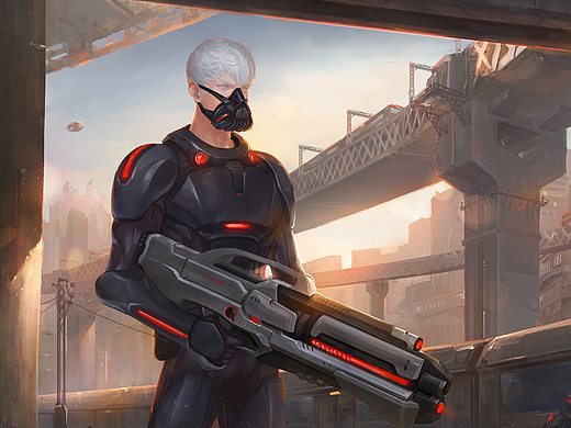 【守望Watch】（个人主页-ZMjQwODI5MDQ=） - 游戏原画 - 站酷设计师foxlu原创素材 - 站酷ZCOOL