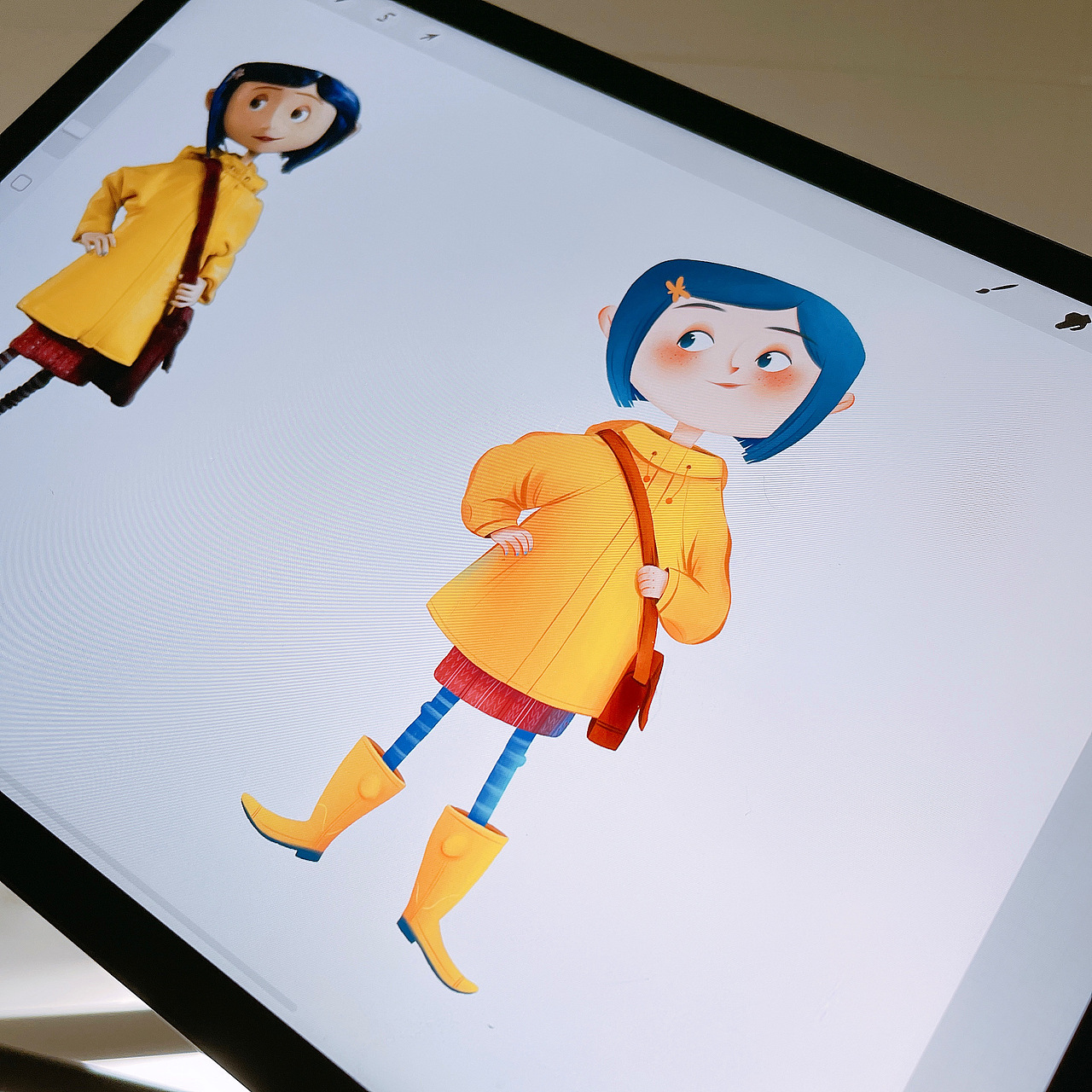 电影人物转儿童插画