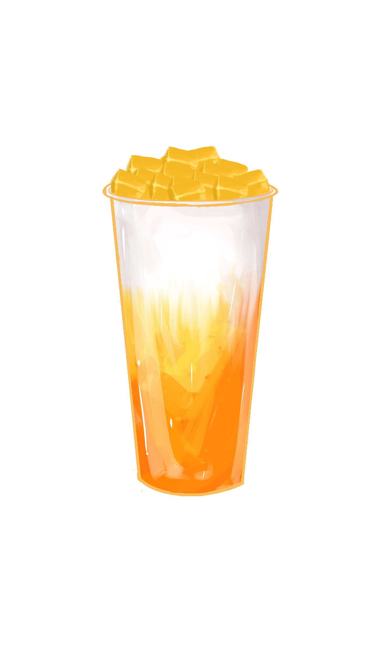 水果饮品手绘图