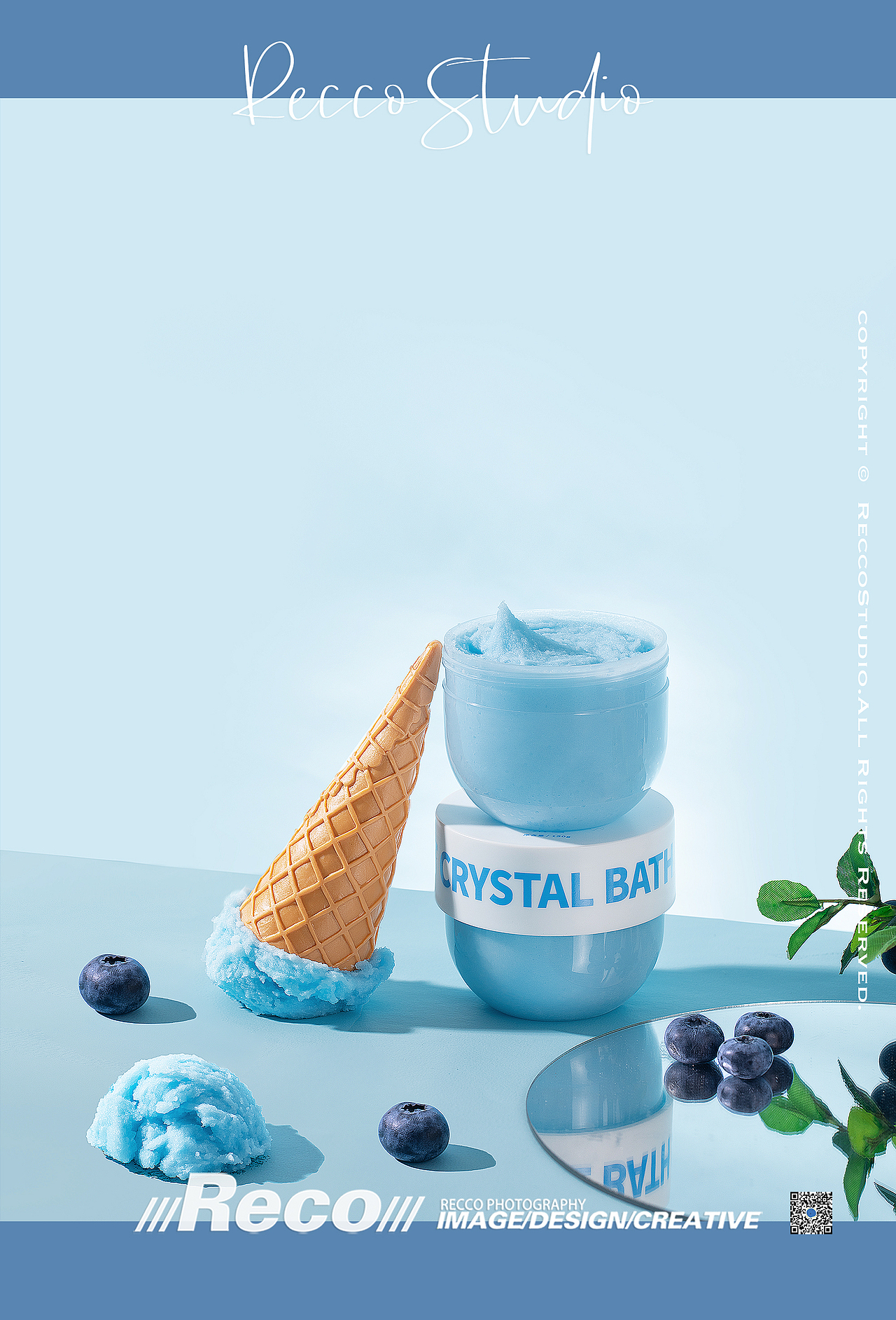 未兰 VRE 海盐 磨砂膏 奶酪洁面护肤品美容 产品摄影（图ZMjY1ODQxNDIw） - 产品摄影 - 站酷设计师Recco原创素材 - 站酷ZCOOL