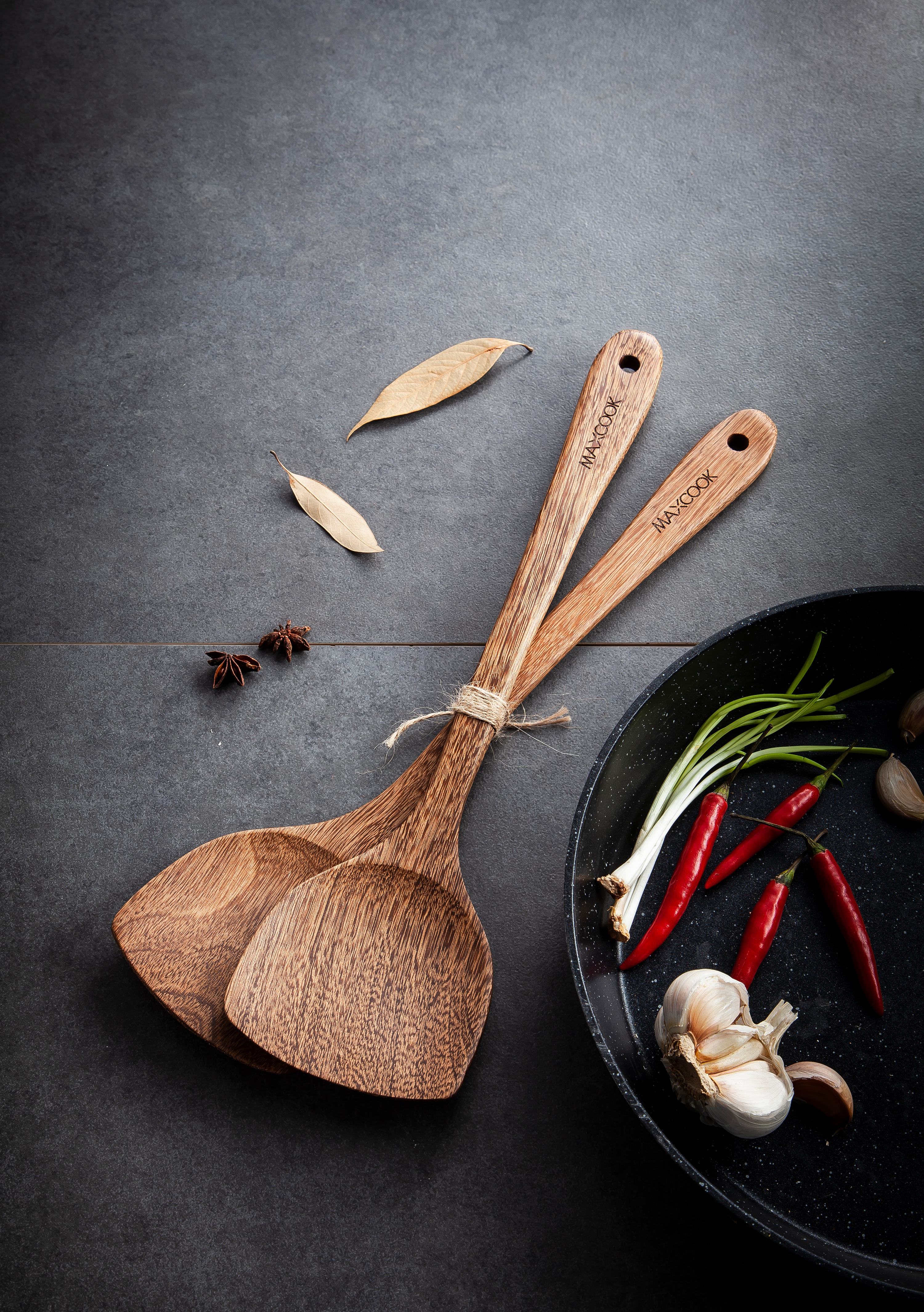 maxcook鸡翅木系列厨房用具-家居厨具类电商摄影