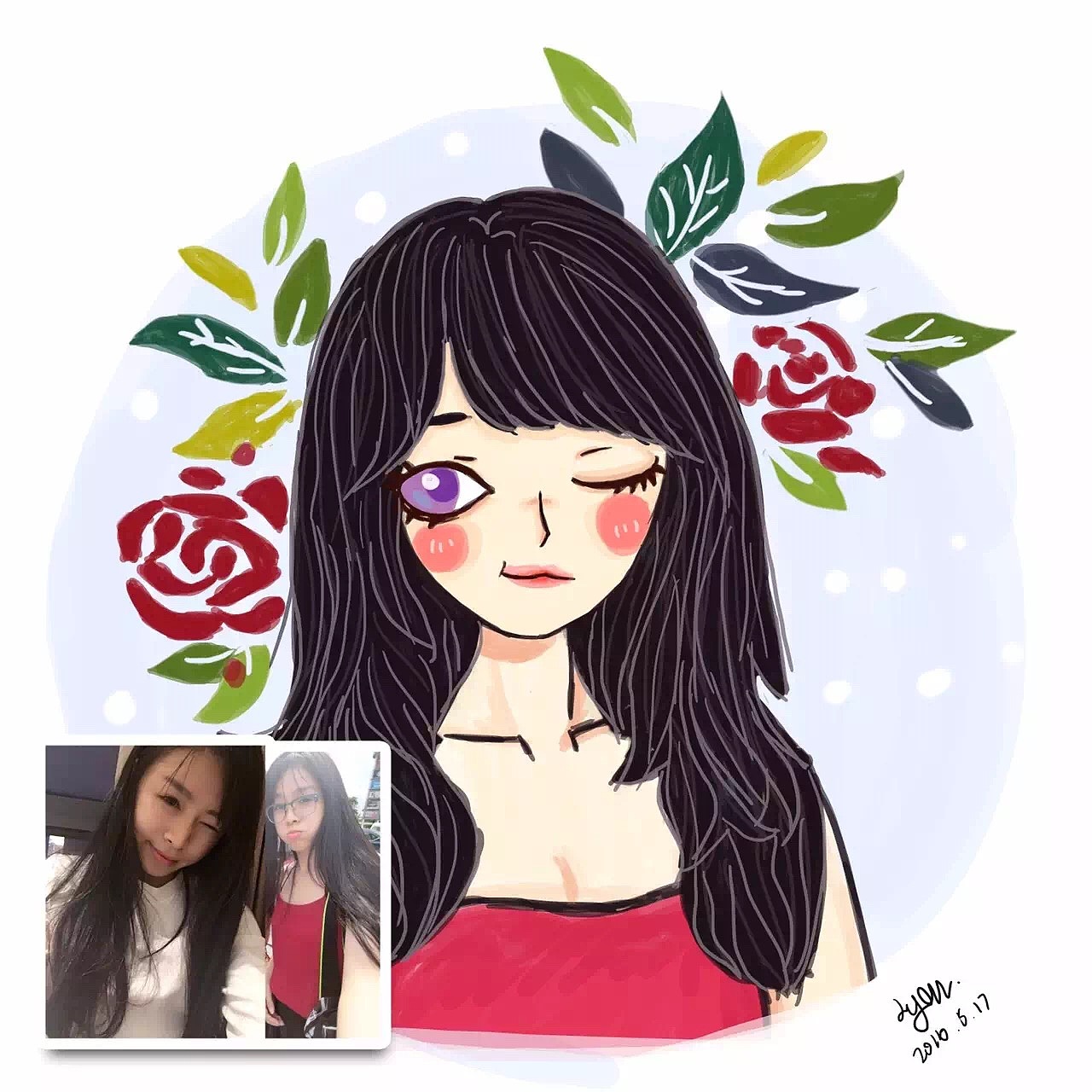 那些年手绘的头像