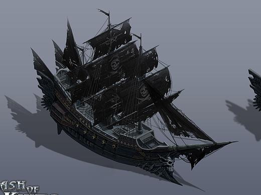 COK-列王的纷争 旧船概念设计（个人主页-ZNDA5MDAwNDQ=） - 游戏原画 - 站酷设计师倔强的阿Kai原创素材 - 站酷ZCOOL