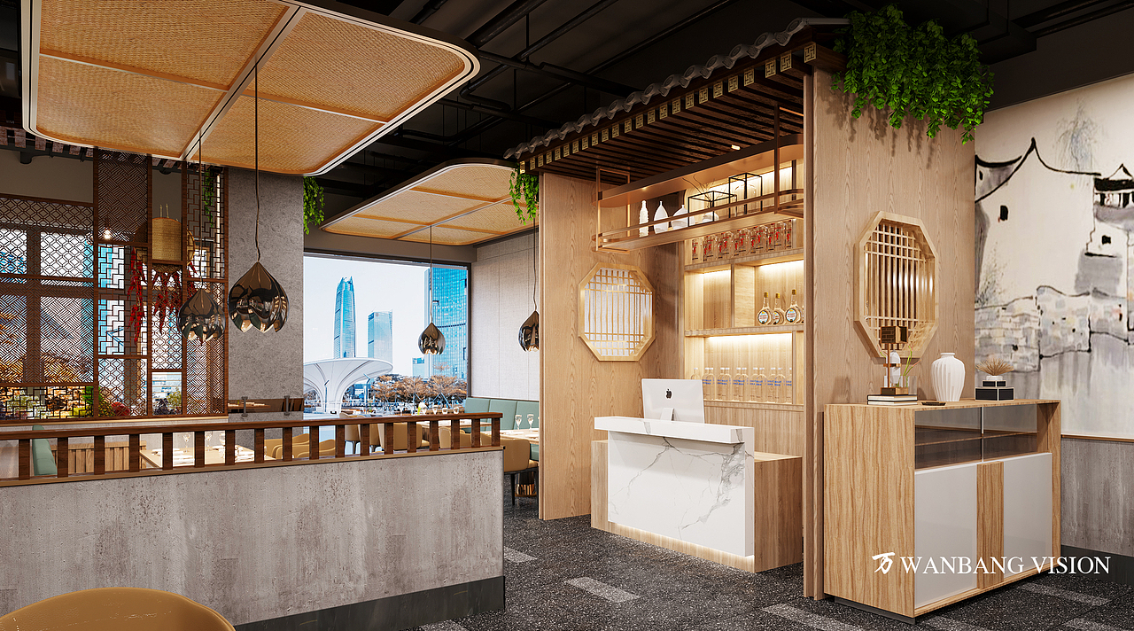 湘菜馆,湘菜,菜馆,餐厅|空间|酒店餐饮设计|万邦高端设计_原创作品