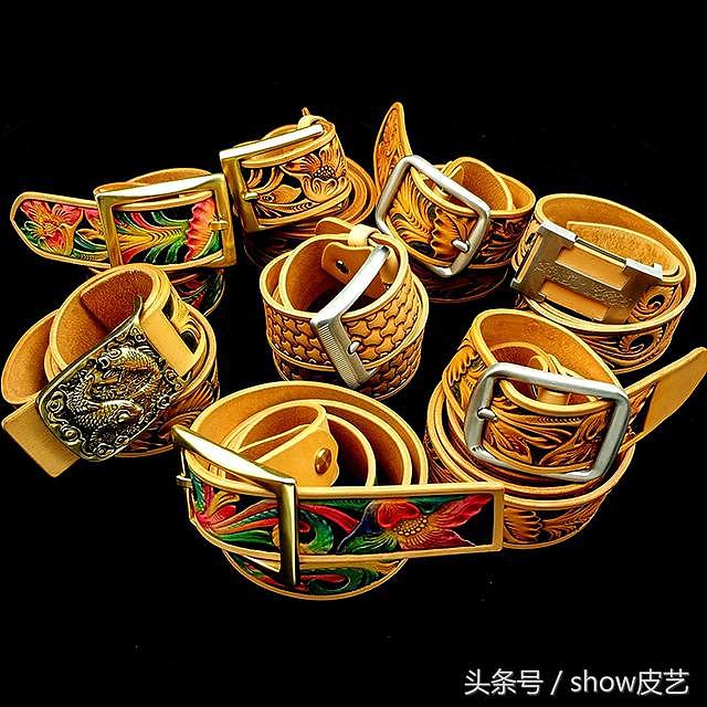 手工皮带意大利植鞣革