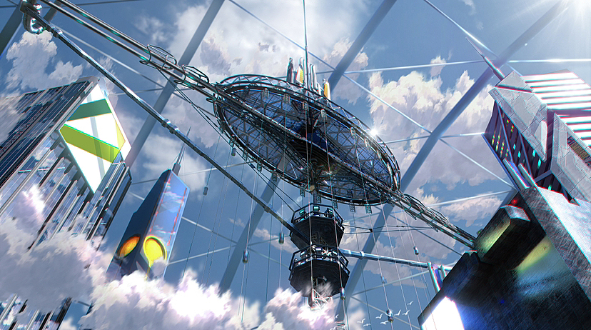 新作的一张场景概念（图ZMzU1OTIzMjky） - 概念设定 - 站酷设计师杰KK原创素材 - 站酷ZCOOL