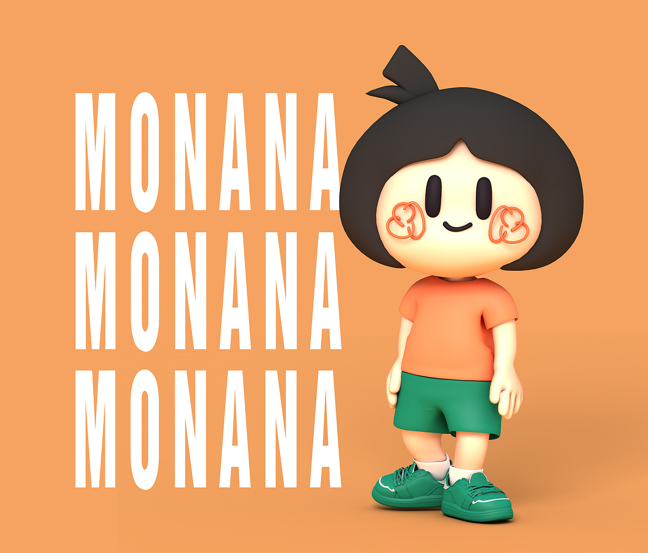 monana品牌卡通形象