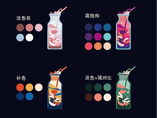 饮料扁平插画