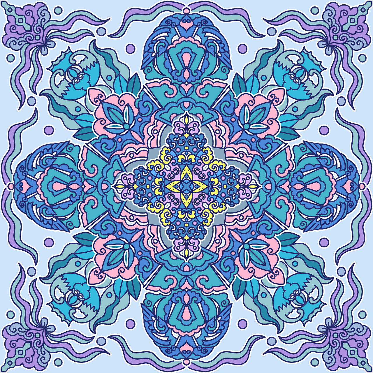 "云肩纹样"设计