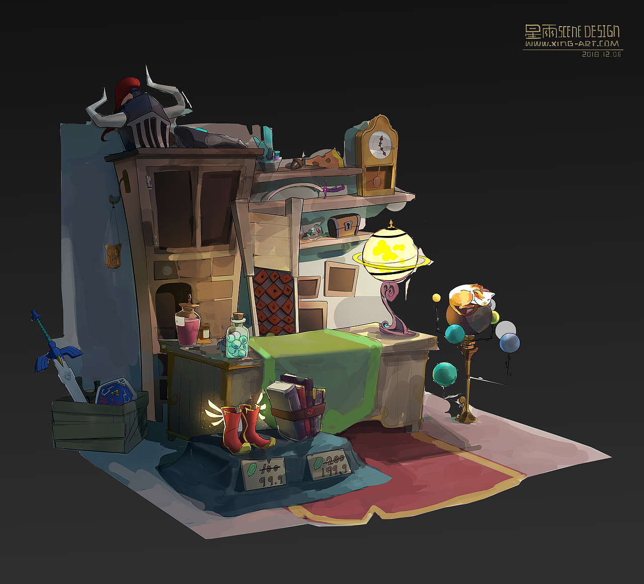 星雨场景班学员设计作业