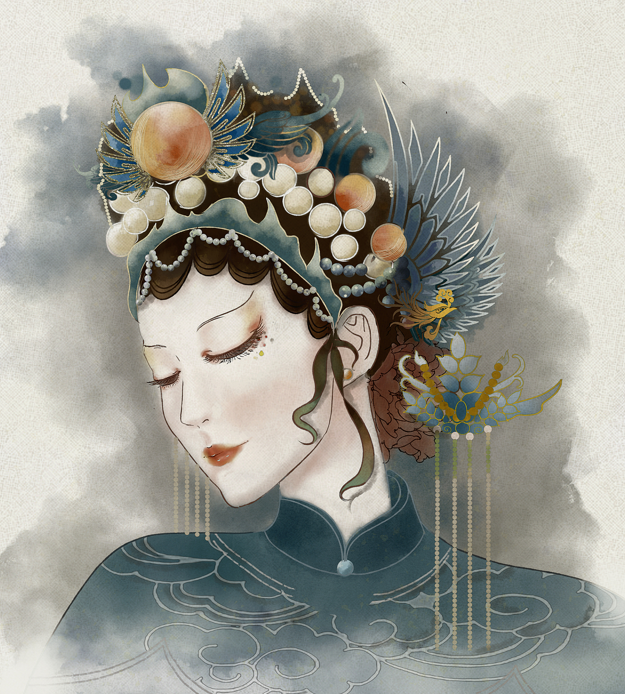 小美人（图ZMTk1MDc0MzQw） - 艺术插画 - 站酷设计师Z58662456原创素材 - 站酷ZCOOL