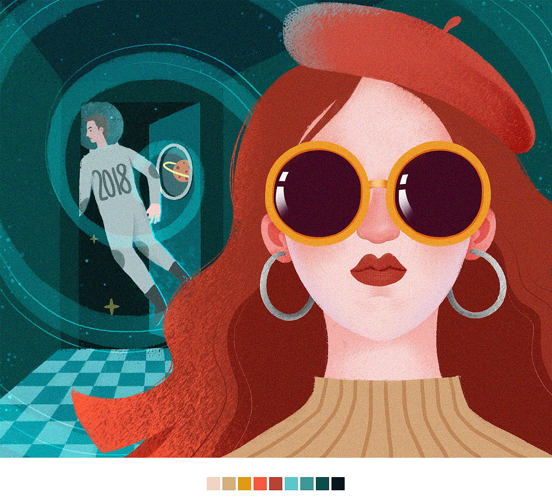 日常更1（图ZMjIxNTkyMzYw） - 商业插画 - 站酷设计师虎妞666原创素材 - 站酷ZCOOL