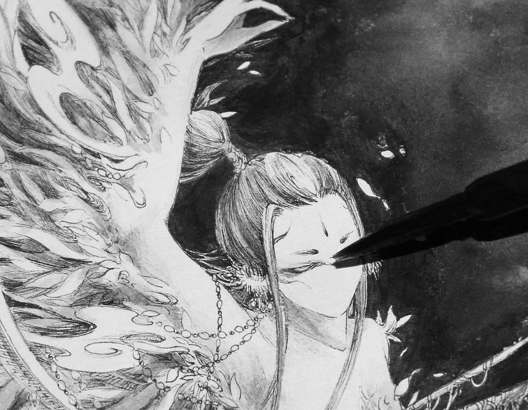 【迦楼罗·羽不归】过程小记（图ZMTQ2Njg4MzY=） - 创作习作 - 站酷设计师画师杉泽原创素材 - 站酷ZCOOL