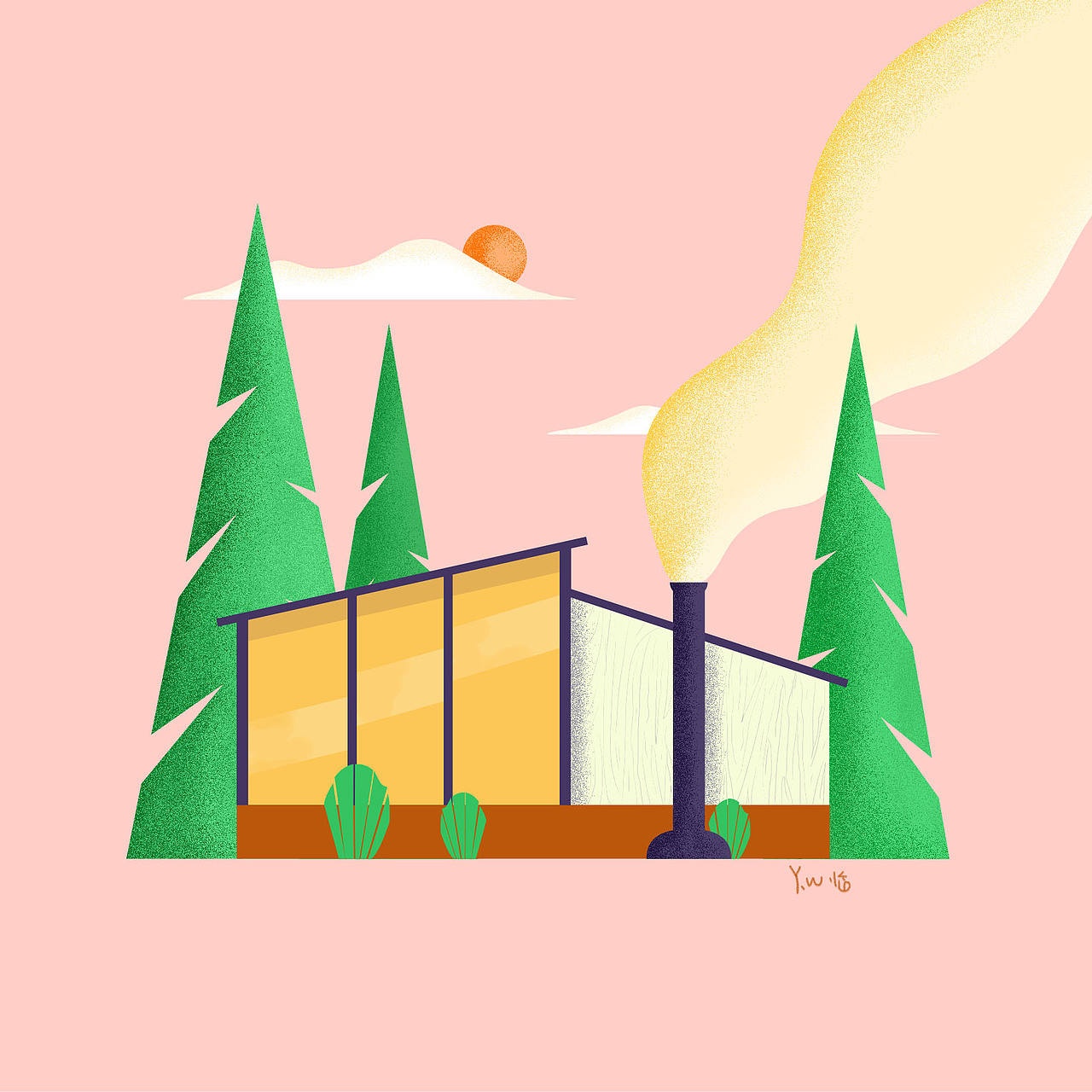 小清新風(fēng)插畫-臨摹作品（圖ZMTA4NjkxMDg0） - 創(chuàng)作習(xí)作 - 站酷設(shè)計(jì)師文蝦蝦原創(chuàng)素材 - 站酷ZCOOL