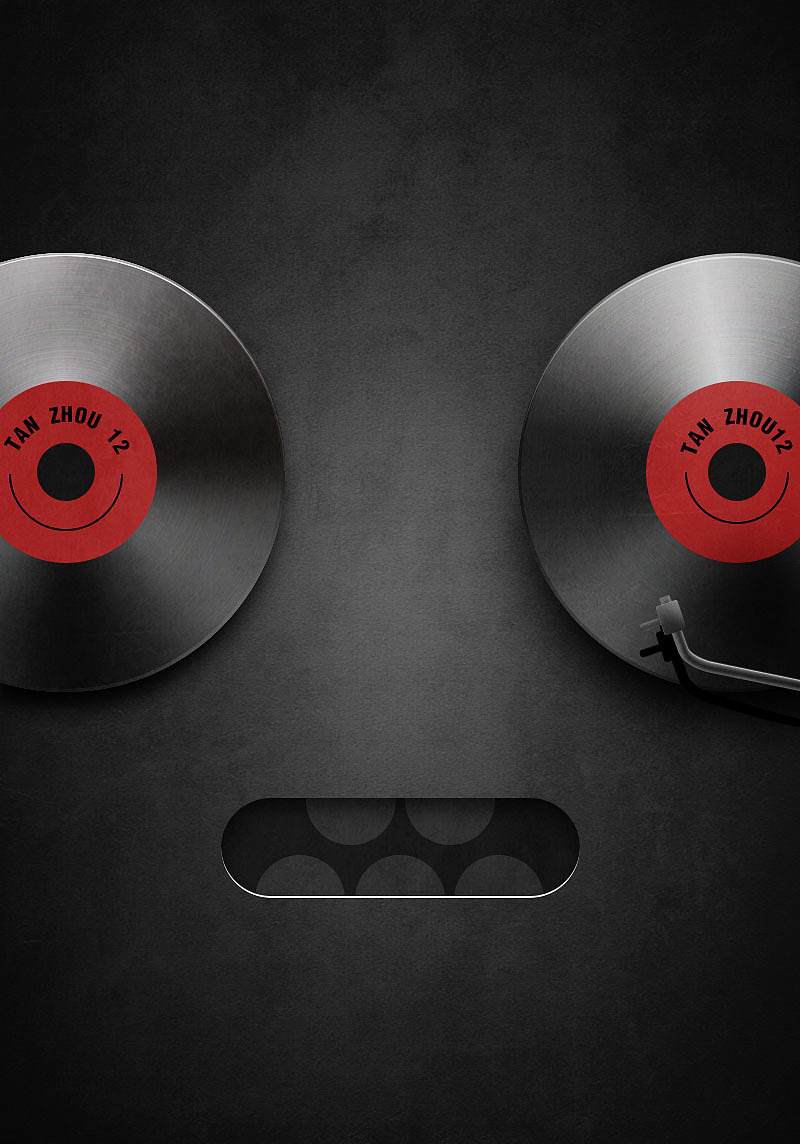 复古黑胶唱片