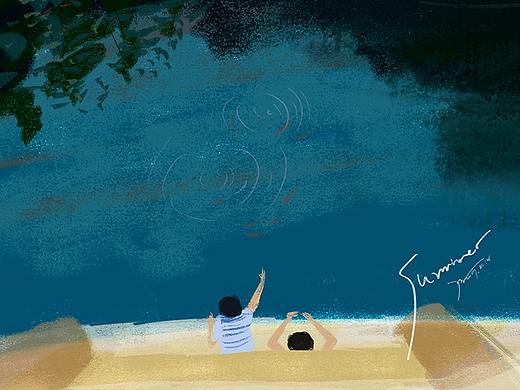 2019年的插画练习-夏天