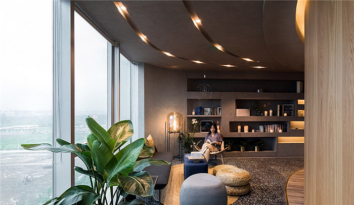 宏钰堂推荐:宁静空灵的室内办公室装修设计方案