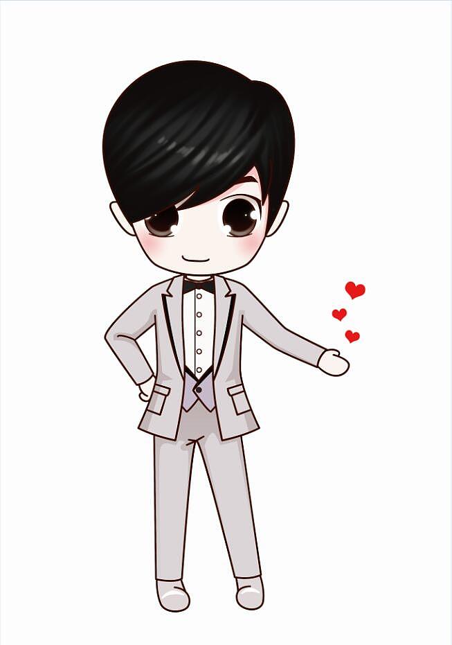 【创意手绘】手绘卡通人物 手绘情侣衣服(二)