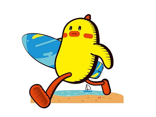 小呆鸡周边—T恤版本