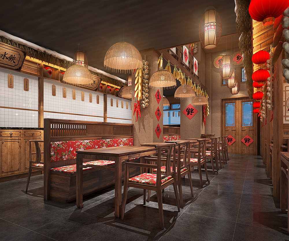 家乡雪东北菜餐饮品牌空间设计