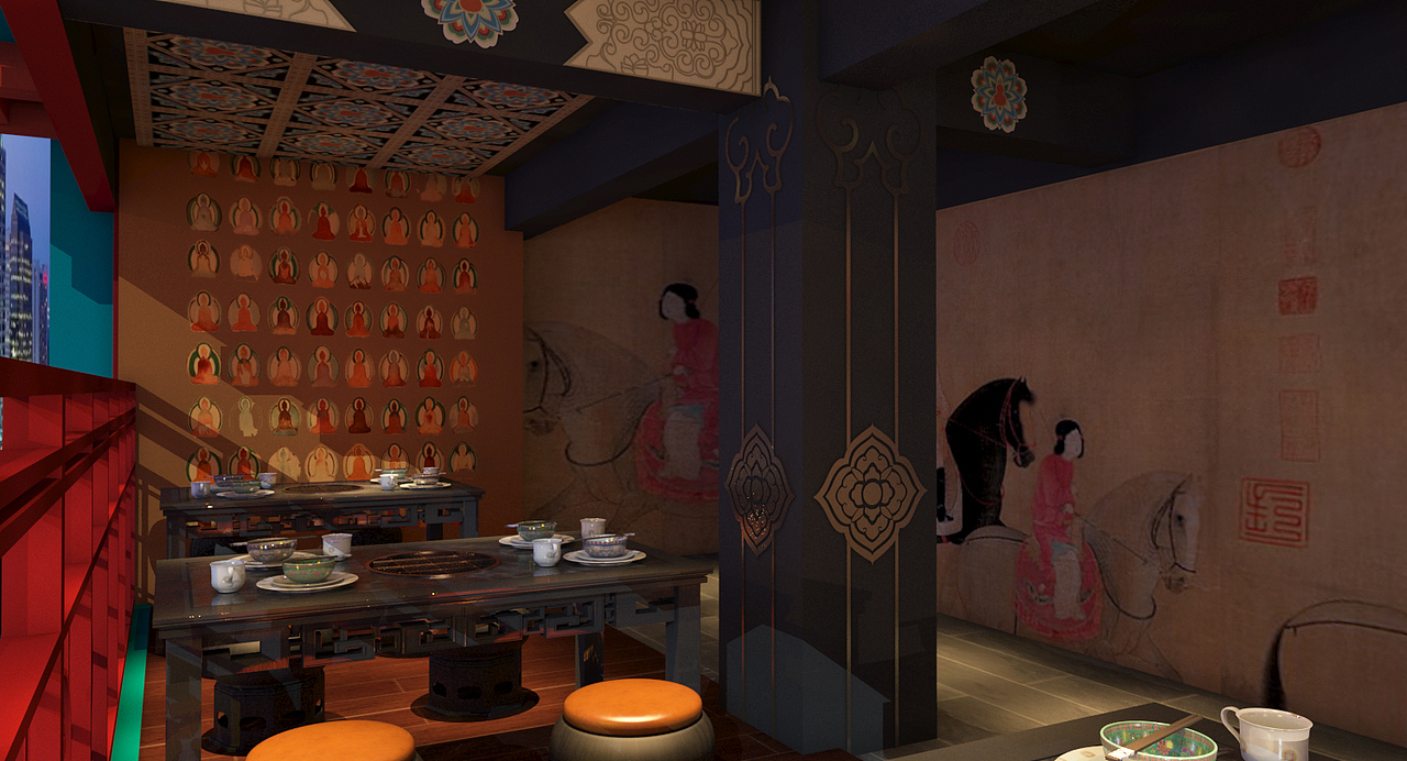 餐饮空间设计【炊牛堂·火锅小酒】