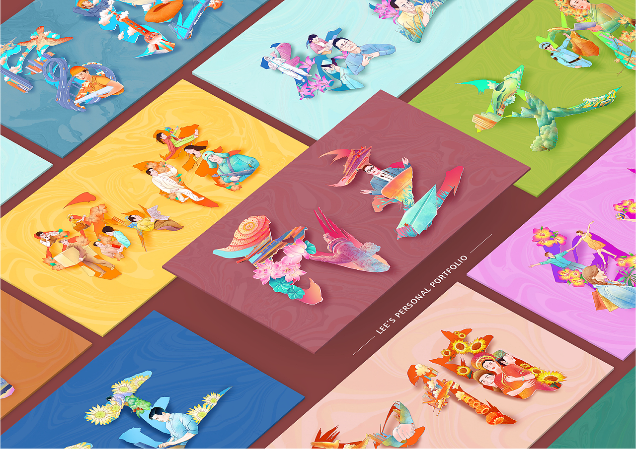 2021-2022插画作品集（图ZMjkwMDk4OTQw） - 创作习作 - 站酷设计师leeiiii原创素材 - 站酷ZCOOL