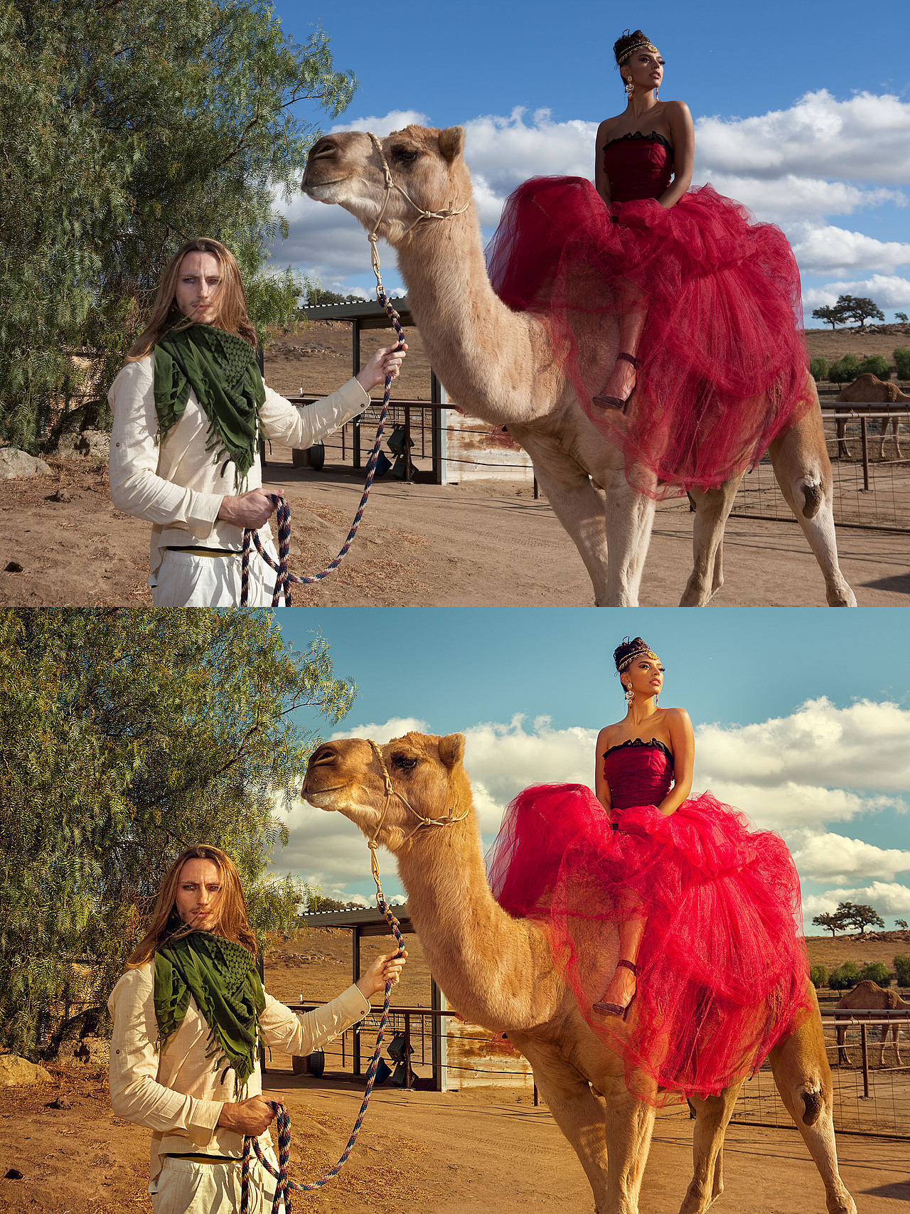 印度风婚纱修图