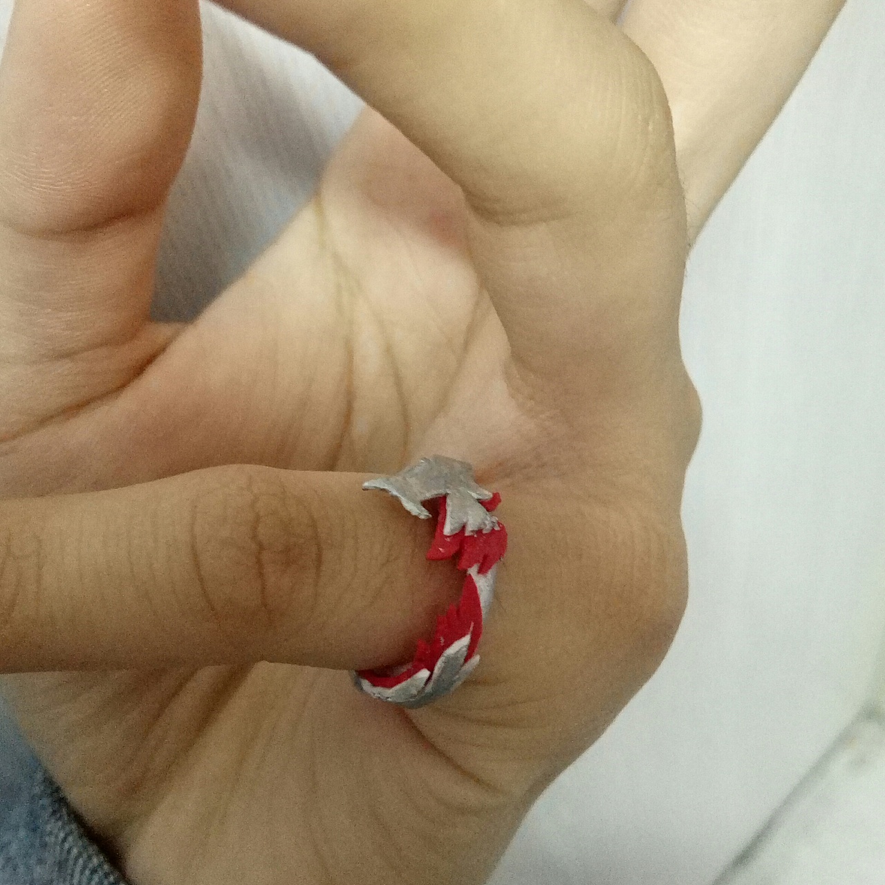 戴在手上的效果