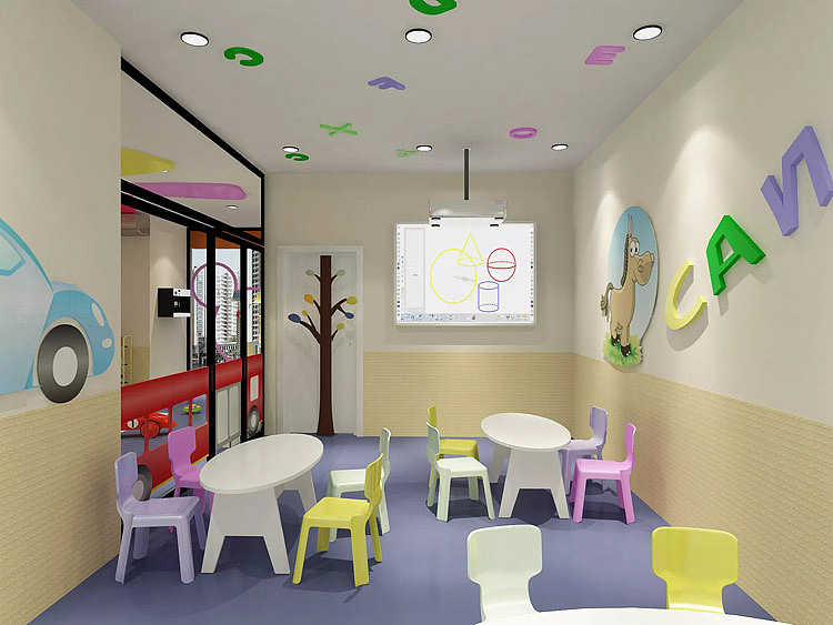 郑州早教中心装修—早教中心设计案例效果图赏析