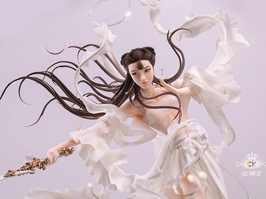 可以吃的手办 | 古风翻糖人偶作品《小龙女》