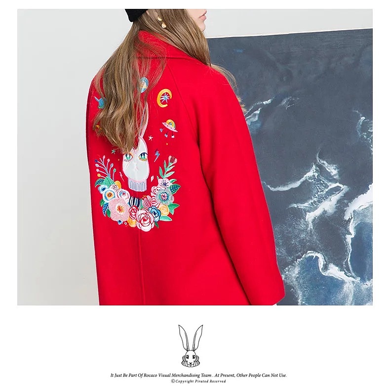 与ROCOCO服装的插画合作