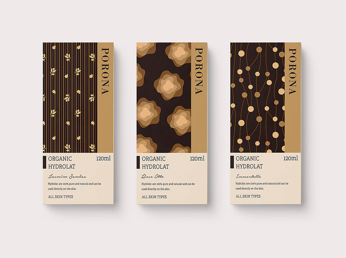 有机护肤品品牌「PORONA」纯露包装（图ZMTA3NTAzNjA0） - 品牌 - 站酷设计师氧化还原工作室原创素材 - 站酷ZCOOL