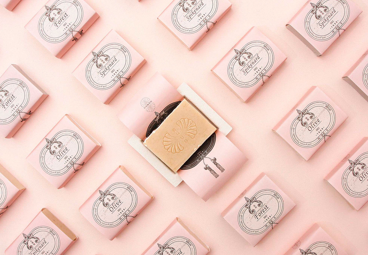 阿花晚熟皂 AHUA cold process handmade soap（图ZMTYwMDE0NzYw） - 包装 - 站酷设计师2tigersdesign原创素材 - 站酷ZCOOL