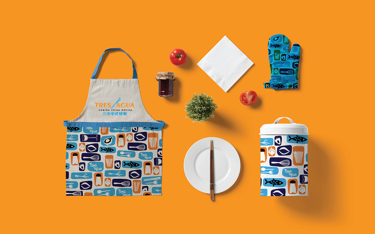 西班牙中式快餐logo（图ZNDkwMzQ1ODQ=） - 品牌 - 站酷设计师烤洋葱的姑娘原创素材 - 站酷ZCOOL