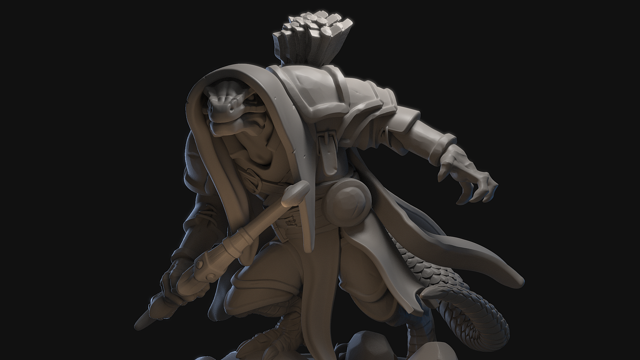 蜥蜴人弓手 Lizardfolk Ranger（图ZMjkwNTA2NjY4） - 人物/生物 - 站酷设计师谚语的谚原创素材 - 站酷ZCOOL