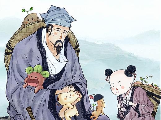 《漫话中草药》系列趣味漫画