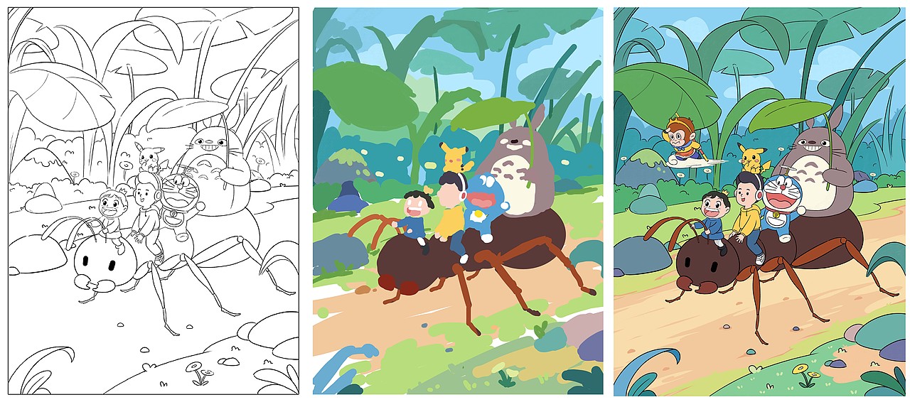 插画狮日常记录10——《童梦》（图ZMjkwMTY3OTQw） - 儿童插画 - 站酷设计师淘气喵球球原创素材 - 站酷ZCOOL