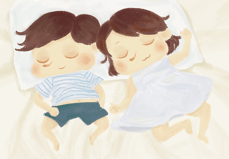 2015年12月宝宝的睡姿插图（图ZODYzMzQzMDA=） - 儿童插画 - 站酷设计师叫圈圈也叫夯卷原创素材 - 站酷ZCOOL