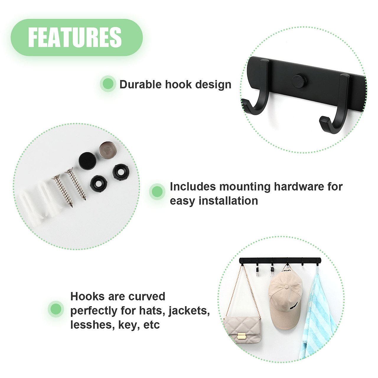 亚马逊衣架挂钩主图