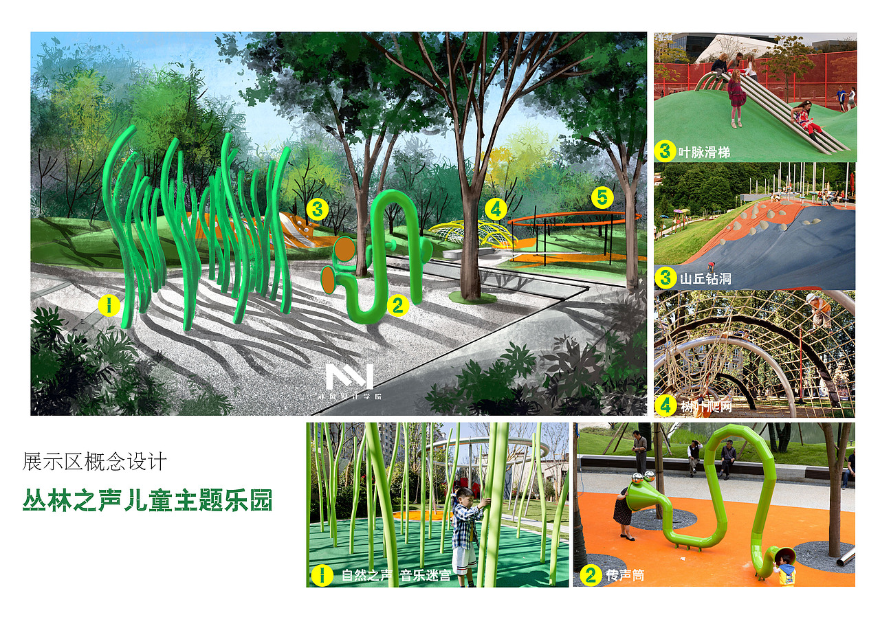 园林景观手绘表现作品学习交流