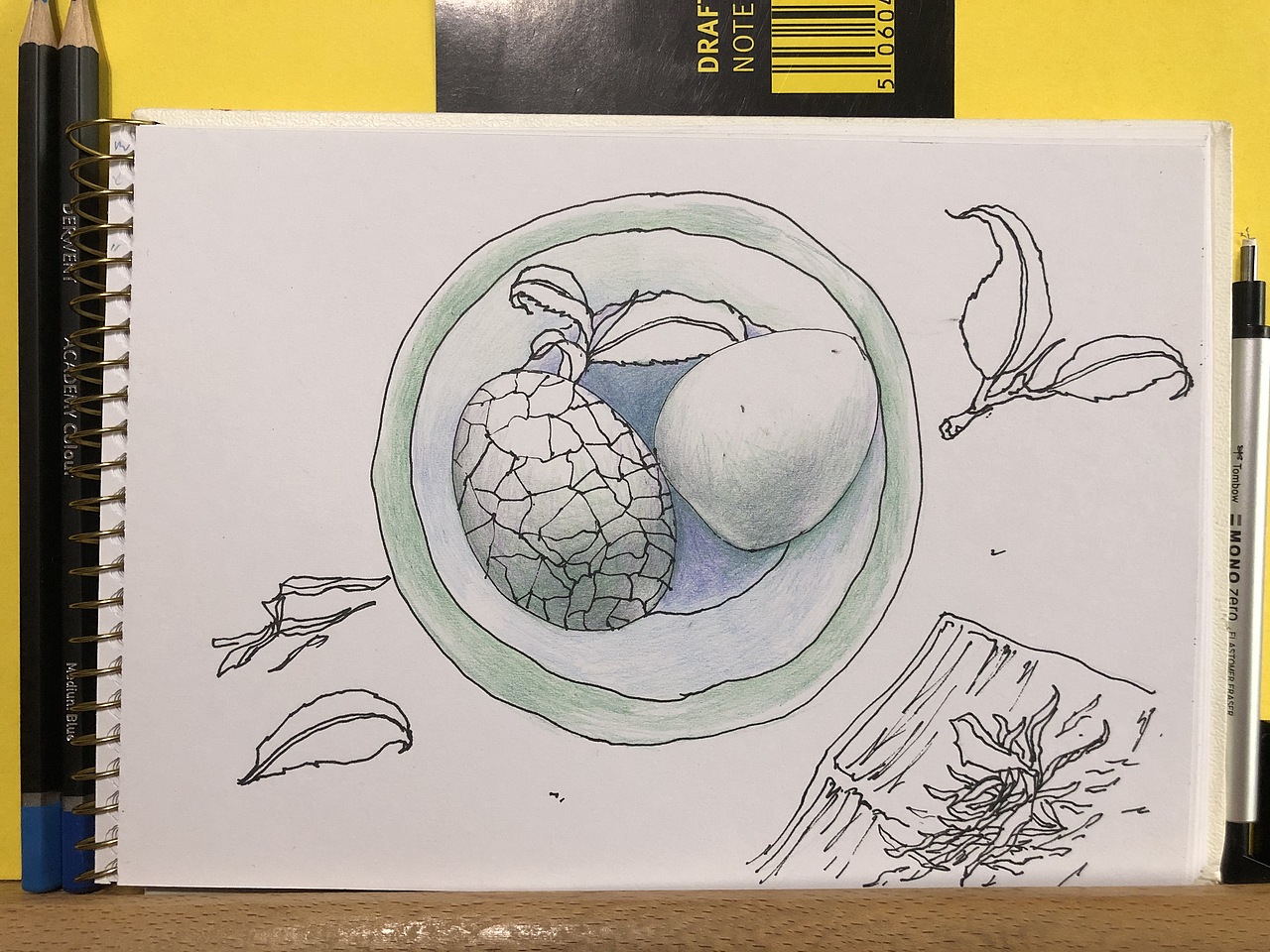 【彩铅手绘】茶叶蛋