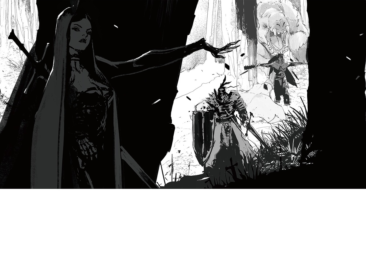 10年历程（图ZMTk0MDQ2Nzgw） - 游戏原画 - 站酷设计师乔安CG原创素材 - 站酷ZCOOL