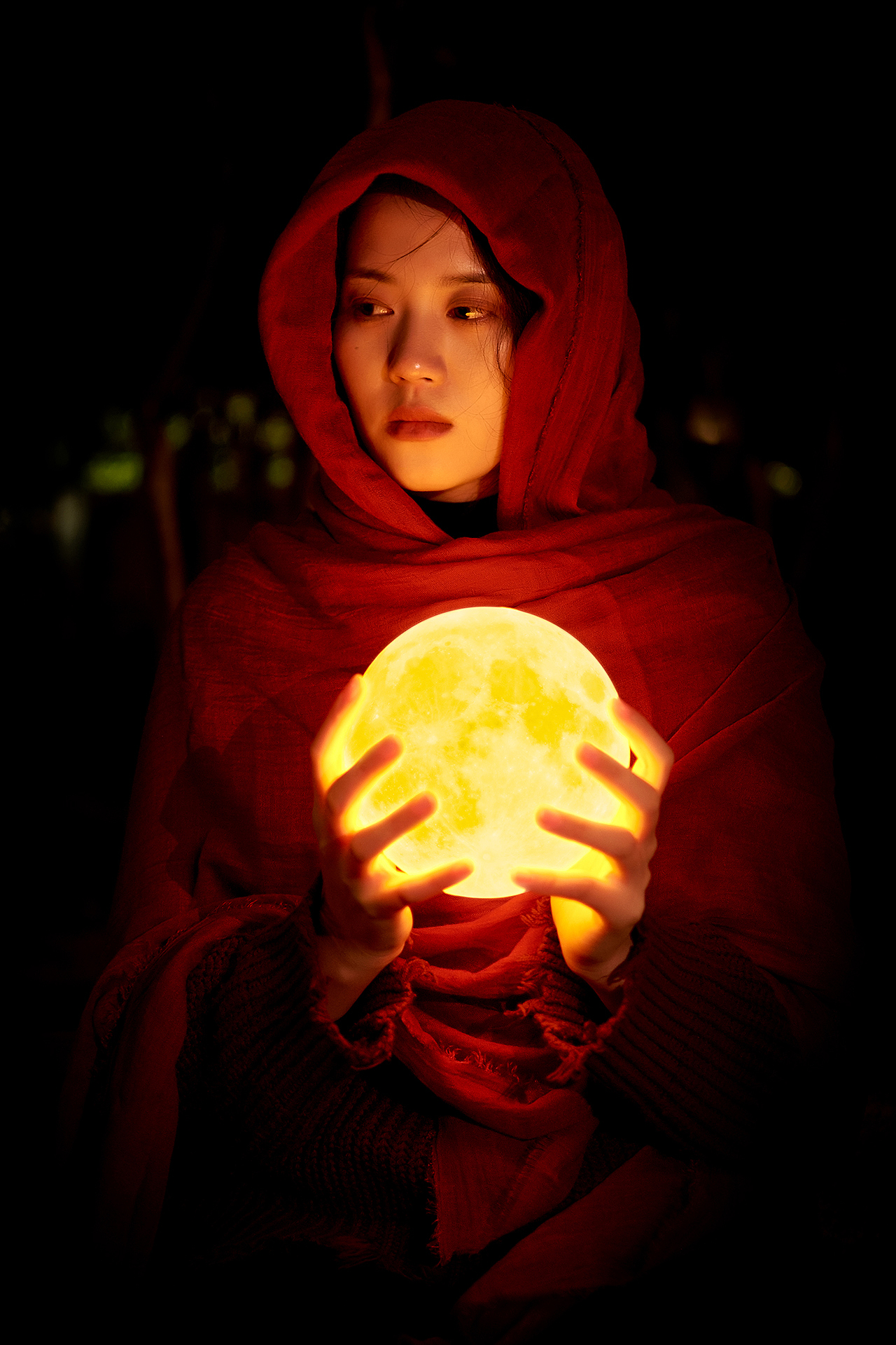 我摊开心中愁,你只见眼前月