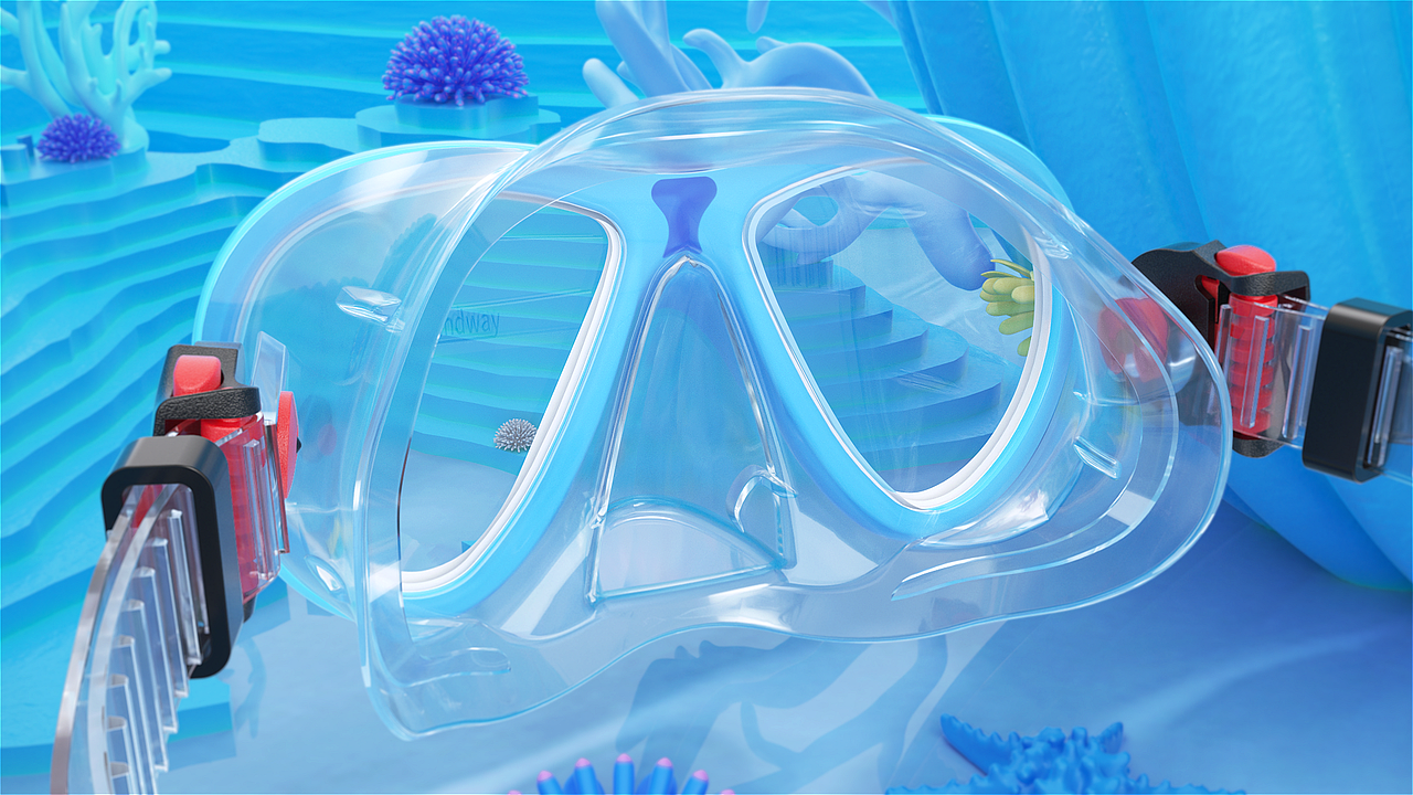 儿童泳镜/潜水镜（图ZMzEwNzI1ODg4） - 产品 - 站酷设计师豆浆蘸油条原创素材 - 站酷ZCOOL